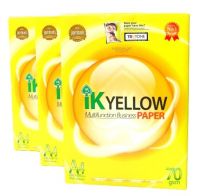 Top quality IK yellow White 70 75 80 GSM A4 A3 Paper Copy Paper