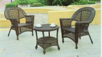 Sell PE rattan stool, PE rattan table, synthetic rattan table