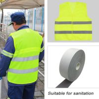 high light 65% Polyester 35% Cotton Reflective Fabric Tape for Safety Garment
