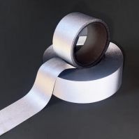 High Quality Silver Color Sew On Reflective Tape For Safety Coats