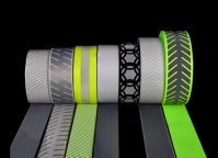 EN20471 sew on hi vis 2.5cm TC light sliver reflective cotton polyester fabric tape stripes materials for clothing