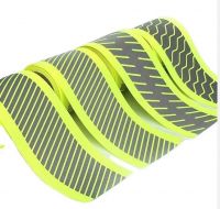 Warning heat transfer reflective tape for clothing