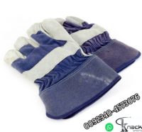 Labour leather gloves nitrile working saftey