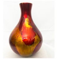 spun bamboo vase decoration