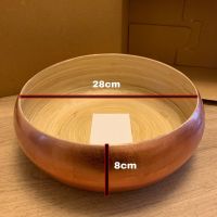 spun bamboo salad bowl