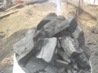 Pure natural lump charcoal