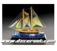 Sell coloured glaze decoration-sail