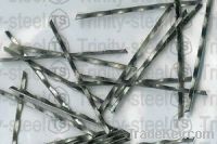 Wavy steel fiber
