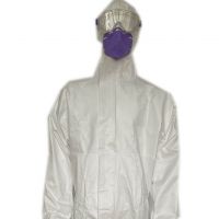 Wholesale Disposable Non-woven full-body anti-static hooded overalls protective clothing