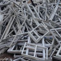 Recycled UPVC pipe scrap and PVC window profile chips white and grey color