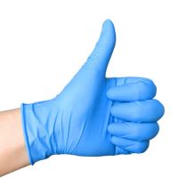 Factory direct sale powder free nitrile examination gloves