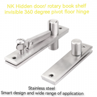 360 Degree Stainless Steel Pivot Door Hinge Heavy Duty Rotation Hinge for Wooden Doors 360 degree Shaft Hidden Hinge