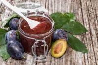 Healthy and nutritious plum jam