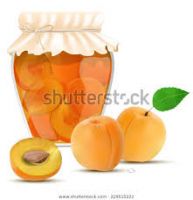 Natural Compote from whole apricots