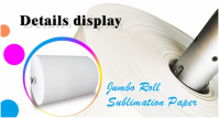 Jumbo Roll Sublimation Transfer Paper for High Speed Digital Printing