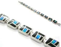 Sell onyx & turquoise bracelet