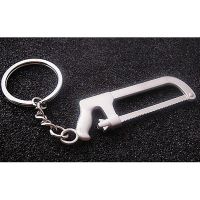 Sell saw metal keychain, handsaw metal keychain 4 design saw keyring