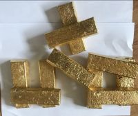 23 Carats Au Gold and Rough Uncut Diamonds For Sale