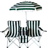 Sell ZQ024 Double chair with Umbrella