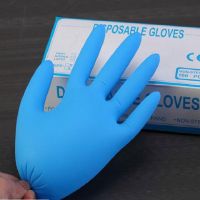 Disposable Colored Medical Grade Examination Nitrile Gloves powered or powered free high quality and low price