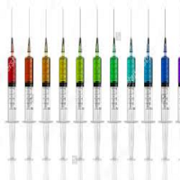 MEDICAL DISPOSABLE 3ML 5ML INJECTION PLASTIC SYRINGE WITH NEEDLE