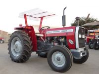 Farming tractor on wheels. Massey Ferguson MF260