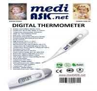 Clinical Digital Thermometer Flexi Tip