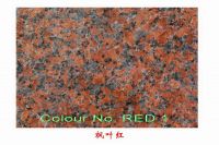 Sell Maple-leaf red, Pink Sesame Granite Slab/Tile