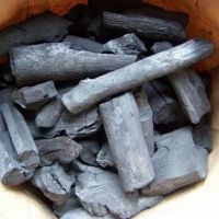 hardwood stick barbecue charcoal