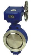 Sell PTFE seal dual-clamp double eccentricity butterfly valve