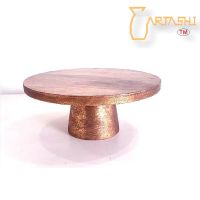 SELL Wooden Cake Stand Antique Gold