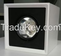 LED square surface mounted downlight