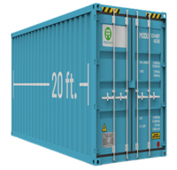 20 ft X 8ft Dry Freight ISO Container With Double Doors
