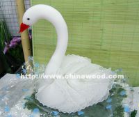 Sell stocking swan, artifical swan, silk stocking swan