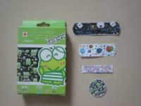 Sell cartoon bandage with colored box