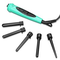 5 in 1 high quality adjustable detachable hair iron curling automatic hair curler sets