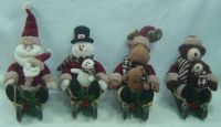 Sell christmas santa claus, snow man, bear and deer toy