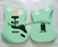 Sell high quality Alder strat guitar body nitro finished electric guitar body supplier china