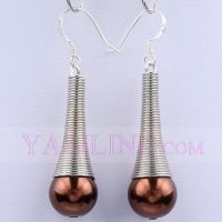 Sell sterling silver pearl earrings