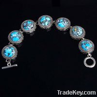 wholesale Chinese turquoise beaded bracelet