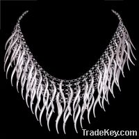 fashion silver chain necklace