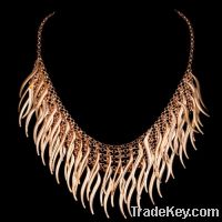 fashion gold plated chain necklace