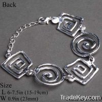 Wholesale Silver Plated Chain Bracelet