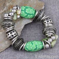 tibet silver ball elastic bracelet