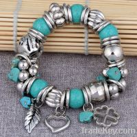 tibetan silver handmade beaded bracelet