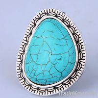 Fashion Turquoise Finger Ring Wholesale