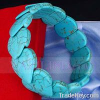 Fashion Turquoise Heart Beaded Bracelet