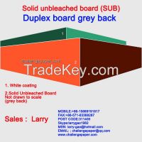 stock duplex board grey back 230gsm-500gsm