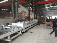 Automatic stone cleaning-protective-drying machine
