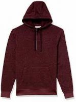 Men's Sweater Knit Fleece Long Sleeve Half Zip Hoodie